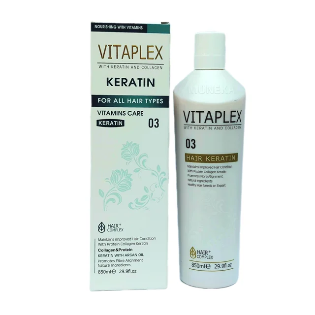 پروتئین مو ویتاپلکس کراتین و کلاژن 850 میل vitaplex کد 3114