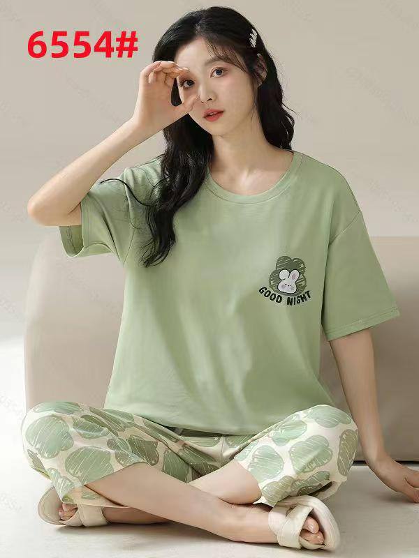 ست بلوز شلوار نخی پنبه کد : 2932