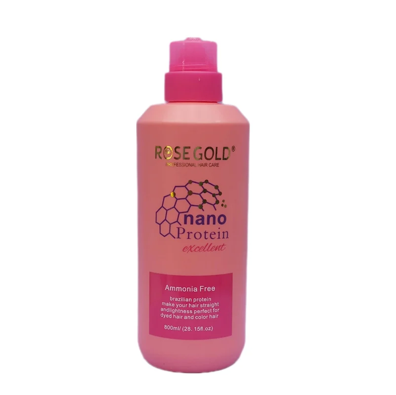 نانو پروتئین ویال دار برند رزگلد rose gold nano protein کد 3075