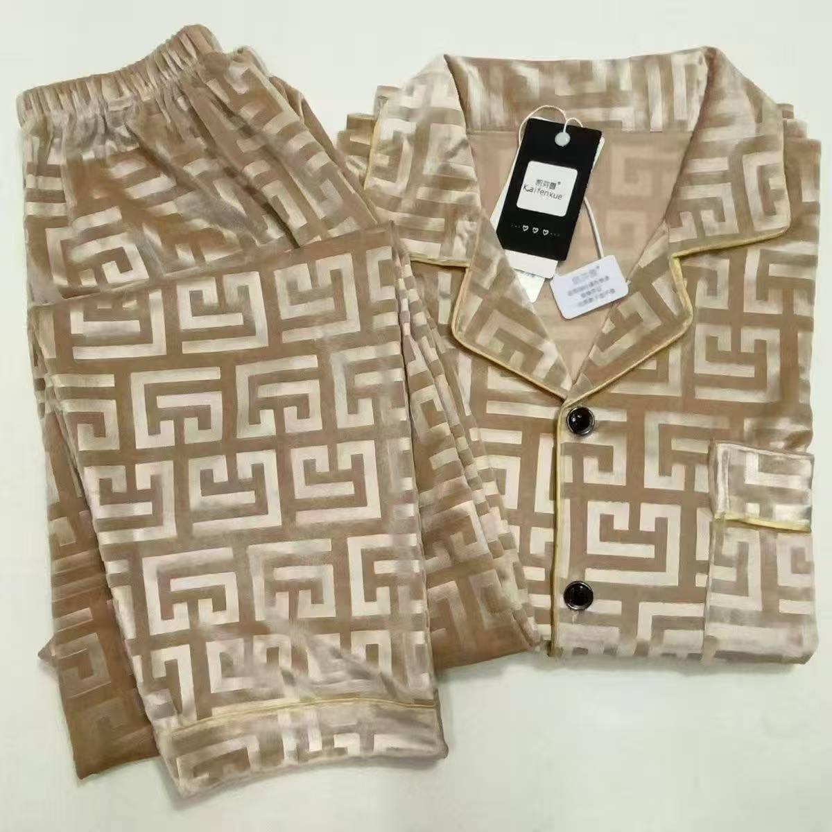 ست بلوز شلوار ساتن مخمل کد : 2921