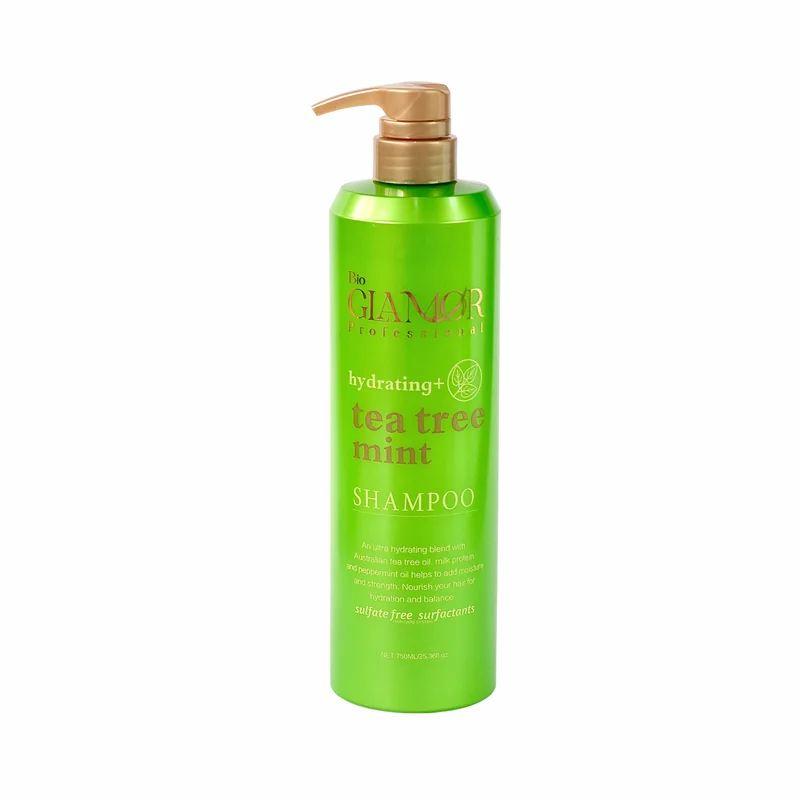 شامپو چای سبز و نعناع گلامور کنترل کننده چربی کف سر TEA TREE MINT کد 3050